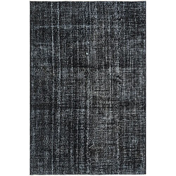 Vidal Tapis de laine 305x206 noir Ultra Vintage