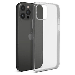 Avizar Coque Apple iPhone 12 Pro Max Silicone Flexible Caméra surélevée - transparent