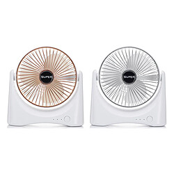 Mini Ventilateur de Bureau USB Rechargeable 3 Vitesses Portable Portable Voyage Bureau à Domicile