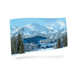 Toile de fond Pays de montagne - 30 x 14 x 2 cm - My Village