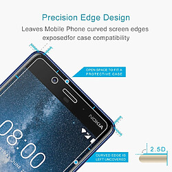 Avis Wewoo Film de verre trempé de 10 PCS 0.26mm 9H 2.5D pour Nokia 8