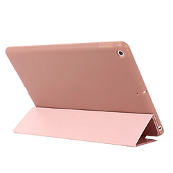 Avis Wewoo Housse Étui Coque Etui en cuir avec rabat horizontal à trois rabattements GEBEI pour iPad 10,2 pouces or rose