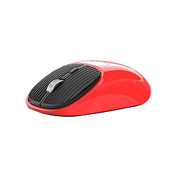 Yonis Souris Sans Fil Rechargeable Type-C Rouge