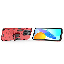 Acheter Htdmobiles Coque pour Huawei Honor X8 5G / Honor X6 - housse etui rigide anti choc + verre trempe - ROUGE