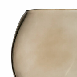 Acheter BigBuy Home Vase Taupe Verre 18,5 x 19,5 x 19,5 cm