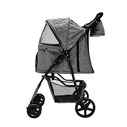 Monstershop Poussette pour Animal de Compagnie et Sac Caddy – Gris tissé