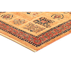 Vidal Tapis de laine 149x108 orange Kashkuli pas cher