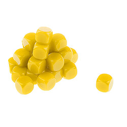 Acheter 50 pièces opaque blanc dés D6 pour D u0026 D RPG MTG jeux de fête violet + jaune