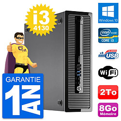 PC HP ProDesk 400 G1 SFF Intel i3-4130 RAM 8Go Disque Dur 2To Windows 10 Wifi - Occasion