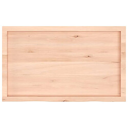 Acheter vidaXL Étagère murale 100x60x(2-6) cm bois de chêne massif non traité