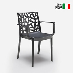 Chaise jardin extérieur moderne avec accoudoirs Matrix Armchair BICA