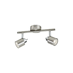 Plafonnier ajustable PHILIPS - 2 spots - GU10 - métal - 93501