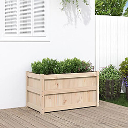 vidaXL Jardinière d'extérieur 90x50x50 cm bois de pin massif