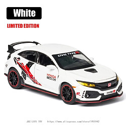 Universal 1: 32 Honda Civic R Édition Limitée Jouet Voiture Jouet Moulé Sous Pression Modèle de Voiture Haute Simulation Voiture Jouet Garçon | Moulé Sous Pression(blanche)