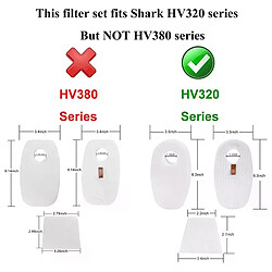 Avis Filtre de remplacement, pour Shark Rocket Deluxe Pro HV320 HV319Q HV324Q HV325 UV330 UV422, véritable aspirateur en Pet