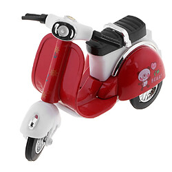 Échelle 1:18 Mini Alliage Pull Back Moto Véhicules Voiture Jouets Cadeaux Rouge