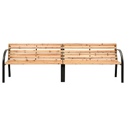 Maison Chic Banc double de jardin| Banc palette d'extérieur 241 cm Bois de pin chinois -GKD15954