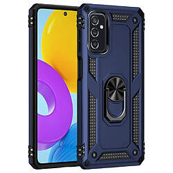 Coque en TPU anti-rayures avec béquille bleu pour votre Samsung Galaxy M52 5G