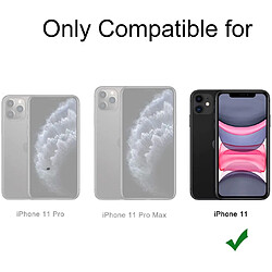 INF Coque pour iPhone 11 avec porte-cartes TPU transparente