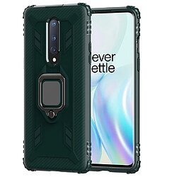 Coque en TPU résistant aux chutes avec béquille vert pour votre OnePlus 8