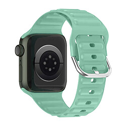 Avizar Bracelet pour Apple Watch 41mm / 40mm / 38 mm Silicone Ajustable Turquoise