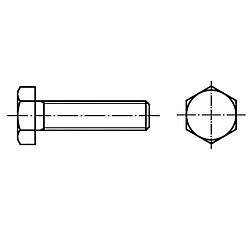 Vis hexagonales TOOLCRAFT 128192 100 pc(s) M5 16 mm tête hexagonale 6 pans extérieurs acier DIN 933