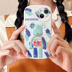 Avis GUPBOO Étui pour iPhoneXR Creative Plaid Violent Bear Personality Phone Case Niche Soft