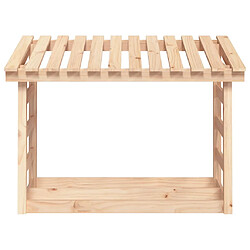 Acheter vidaXL Support pour bois de chauffage 108x64,5x78 cm Bois de pin