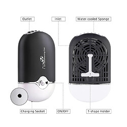 Acheter Wewoo Ventilateur électrique noir Portable Mini USB Charge Climatiseur Réfrigération Petit de poche