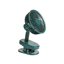 Ventilateur USB 3000mAh avec Thérapie par Parfum Clip Petit Ventilateur Électrique de Bureau Portable pour la Vie Quotidienne-Vert