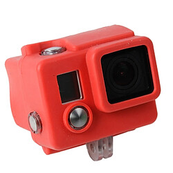 Wewoo Coque rouge pour GoPro Hero 3+ Housse en Silicone