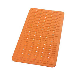 Ridder Playa Tapis de Baignoire Orange Tapis de bain - Caoutchouc sûr - Fixation par ventouses - Taille : 38 x 80 cm