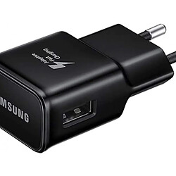 Samsung Pack Chargeur Secteur Samsung 15W USB-A avec câble USB-C vers USB-A 1m Noir