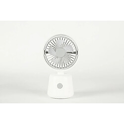 (Blanc) Mini Ventilateur de Style Portable Rechargeable Fonctionnement Silencieux Chargement alimenté par Usb