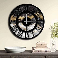 Hanah Home Horloge en MDF marbures 52 cm.