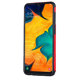 Avis Wewoo Housse Coque Pour Galaxy A50 étui de protection antichoc à double boucle de couleur unie solide rouge