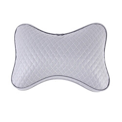 Wewoo 2PCS BIETY FG-02 Voiture Cou gris Oreiller Version Douce Belle Respirer Auto Tête Reste Coussin Appui-Tête Pad