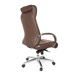 Fauteuil de direction XXL G 600 simili cuir marron hjh OFFICE pas cher