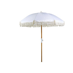 Beliani Parasol de jardin d 150 cm blanc MONDELLO