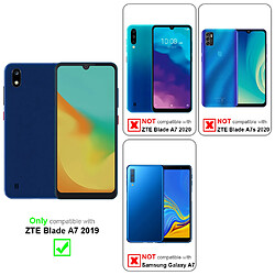 Cadorabo Coque ZTE Blade A7 2019 Etui en Brun