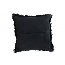 Dansmamaison Coussin Peau De Chevre Noir