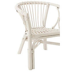 Inside 75 Chaise Enfant Filou Bambou / Rotin Blanc pas cher