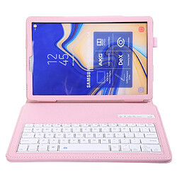 Acheter Wewoo SA830 Bluetooth 3.0 Etui en cuir amovible pour clavier Litchi Texture Samsung Galaxy Tab S4 10.5 pouces T830 / T835avec support Rose