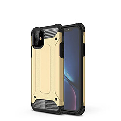 Wewoo Coque Rigide Étui combiné TPU + PC pour iPhone 11 or