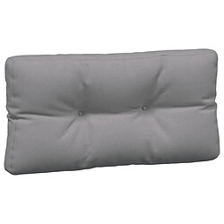 Acheter vidaXL Coussins de palette lot de 3 gris tissu