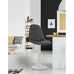 Non Tabouret de bar Elmore tissu W