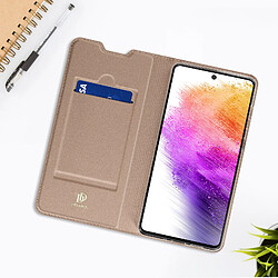 Avis Housse Samsung Galaxy A73 5G Porte-carte Fonction Support Dux Ducis rose