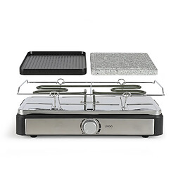 Avis Appareil à raclette 8 personnes 1400w + pierre à griller - doc258 - LIVOO