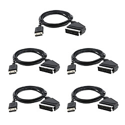 5 Pcs Câble Péritel RGB pour SEGA Dreamcast 1.8M EU Plug