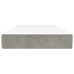 Avis Maison Chic Matelas de lit à ressorts ensachés, Matelas doux Gris clair 90x190x20 cm -GKD32501